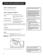 Предварительный просмотр 6 страницы RCA MR25515 User Manual