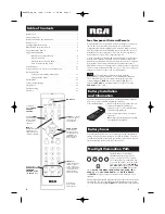 Предварительный просмотр 2 страницы RCA NaviLight 4 User Manual