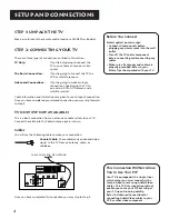 Preview for 4 page of RCA P46920BL User Manual