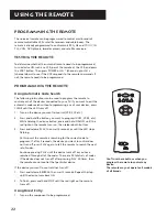 Preview for 24 page of RCA P56920 User Manual