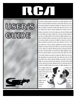 Preview for 1 page of RCA P60921 User Manual