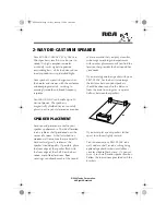 Preview for 1 page of RCA PRO-X33AV User Manual