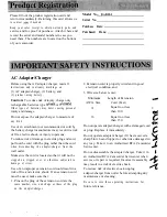 Preview for 2 page of RCA PRO808A User Manual