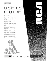 RCA Pro809 User Manual preview