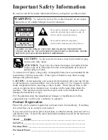 Preview for 2 page of RCA PRO846 User Manual