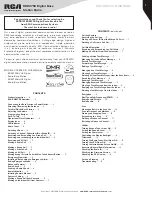 RCA PRODIGI RDR2750 Instruction Manual preview