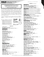 RCA PRODIGI RDR42 Series Instruction Manual preview