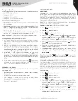 Preview for 9 page of RCA PRODIGI RDR42 Series Instruction Manual