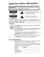 Preview for 2 page of RCA PROV700C User Manual