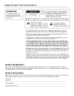 Preview for 2 page of RCA R52WM24 User Manual