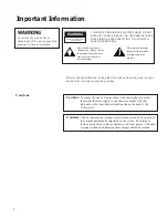 Предварительный просмотр 2 страницы RCA RBA27500, RCA27000 User Manual