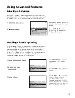 Предварительный просмотр 25 страницы RCA RBA27500, RCA27000 User Manual