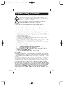 Preview for 2 page of RCA RC 930 User Manual