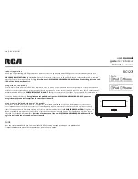 RCA RC127i (French) Manual De L'Utilisateur preview