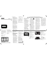 RCA RC40 - AM/FM Clock Radio (Spanish) Manual De Usuario предпросмотр