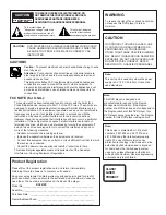 Preview for 2 page of RCA RC5210P User Manual