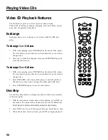 Предварительный просмотр 58 страницы RCA RC5910P User Manual