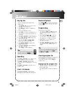 Preview for 9 page of RCA RCD122 User Manual