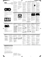 RCA RCD159 User Manual предпросмотр