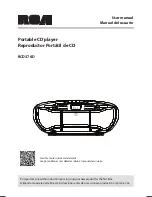 RCA RCD378D User Manual preview