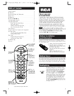 Preview for 2 page of RCA RCR311W User Manual