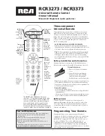 RCA RCR3273 Owner'S Manual preview