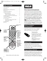 Preview for 2 page of RCA RCR350 Owner'S Manual