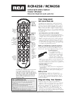 RCA RCR4258 Owner'S Manual preview