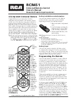 RCA RCR451 Owner'S Manual preview