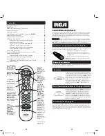 Preview for 12 page of RCA RCR612 - Universal Remote Control User Manual