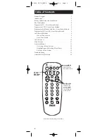 Предварительный просмотр 2 страницы RCA RCU 404 Manual