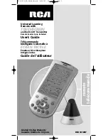 RCA RCU1010RF User Manual preview