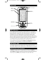 Preview for 7 page of RCA RCU1010RF User Manual