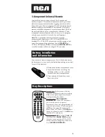 Preview for 2 page of RCA RCU403R User Manual