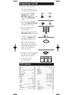 Preview for 7 page of RCA RCU410 - Universal Remote Control User Manual