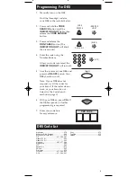 Preview for 9 page of RCA RCU410 - Universal Remote Control User Manual