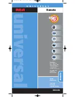 Preview for 1 page of RCA RCU600BL User Manual