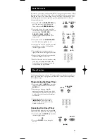 Preview for 11 page of RCA RCU600M - Universal Remote Control User Manual