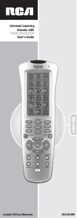 Preview for 1 page of RCA RCU900RF User Manual