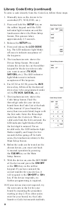 Preview for 8 page of RCA RCU900RF User Manual