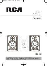 RCA RD2100 User Manual preview