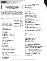 RCA RDR260 Series Instruction Manual preview