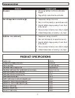 Preview for 8 page of RCA RFR376 User Manual