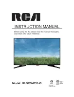 Preview for 1 page of RCA RLDED3258A-H Instruction Manual