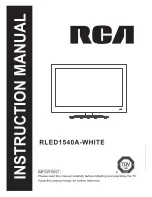 RCA RLED1540A Instruction Manual preview