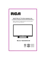 RCA RLED2265A Instruction Manual preview