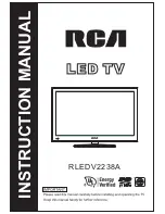 RCA RLEDV2238A Instruction Manual preview