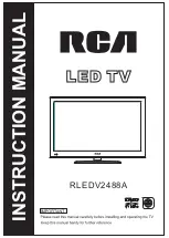 RCA RLEDV2488A Instruction Manual preview