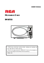 RCA RMW700 Owner'S Manual preview