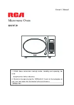 Preview for 1 page of RCA RMW729 Owner'S Manual